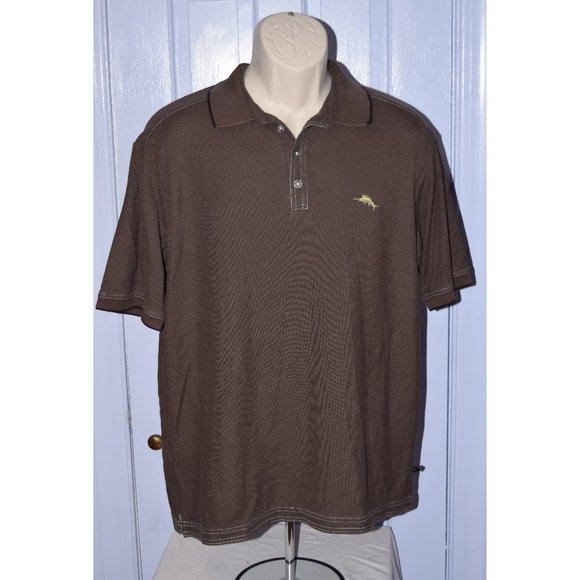 Tommy Bahama Other - Tommy Bahama Men's Brown Polo size Medium